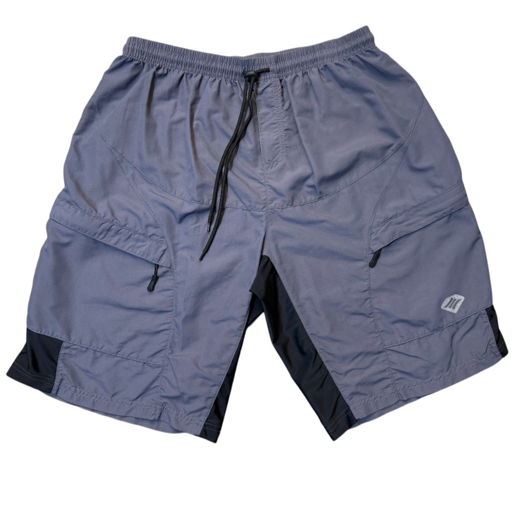 Santic Gray and Black Cycling/Mountain Bike Shorts Men’s Size XL
